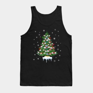 Golf Ball Christmas Tree TShirt Golfers Golfing Player Gift Tank Top